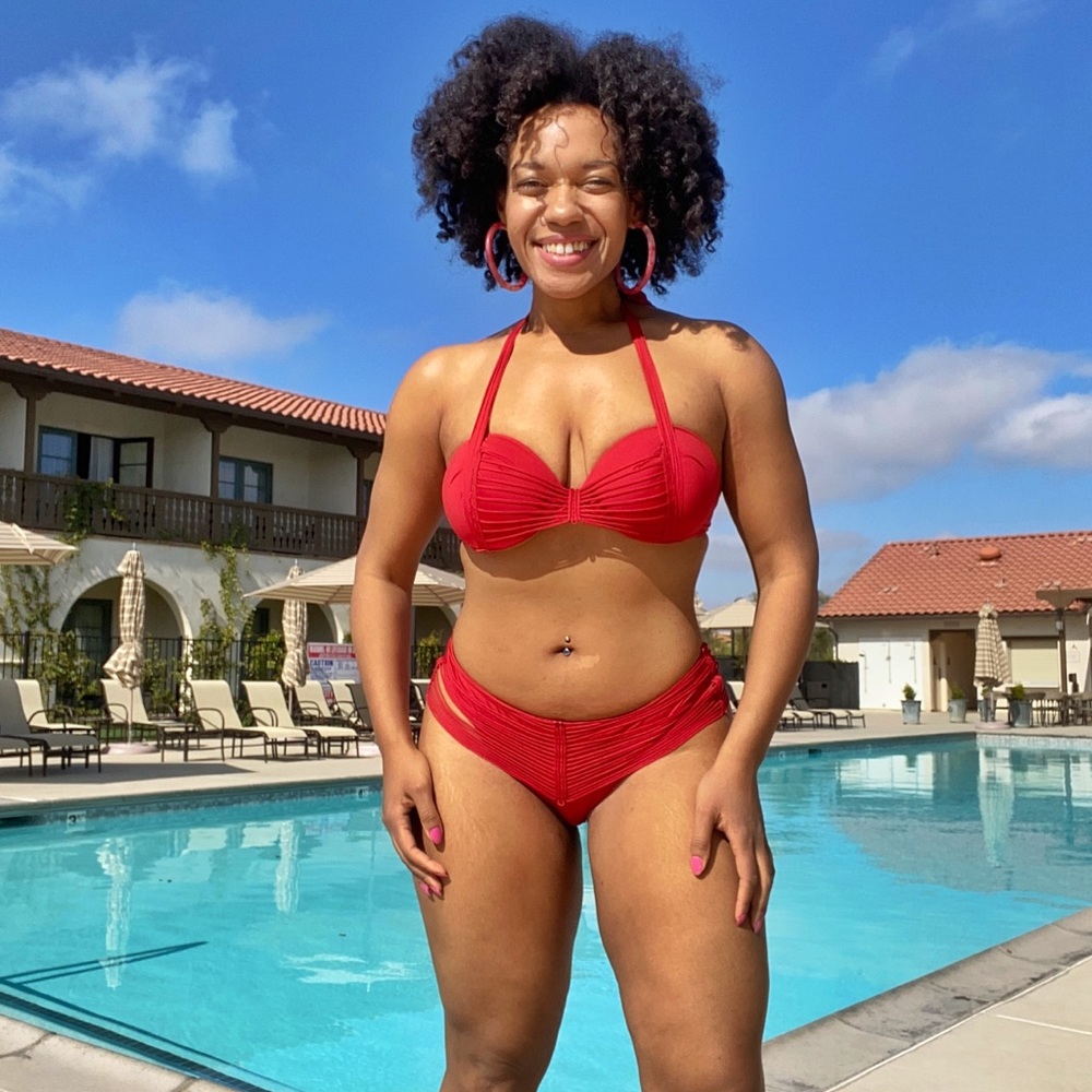 La Perla Red Bikini Set